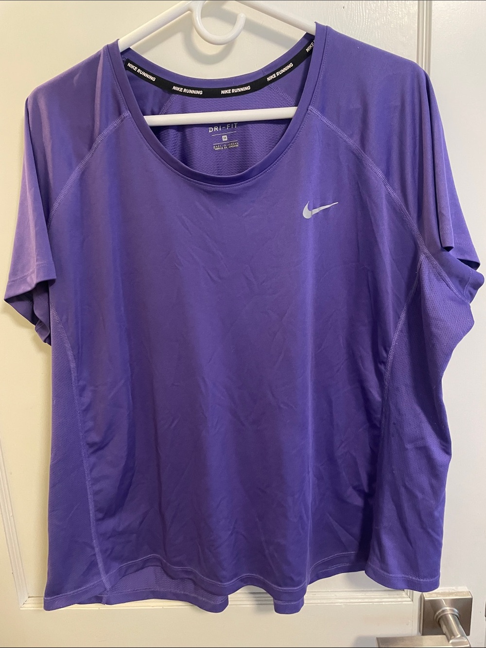 Nike Men's Purple Dri-FIT Short Sleeve Performance Tee